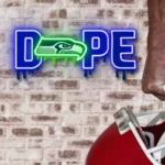 Seattle Seahawks Neon Sign Dripping Dope 1