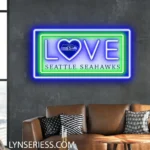 Seattle Seahawks Neon Sign Love Sign 1
