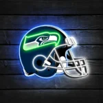Seattle Seahawks Neon Sign Nfl Football Helmet Acrylic Led 1
