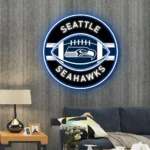 Seattle Seahawks Neon Sign Rugby Acrylic 1