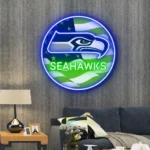 Seattle Seahawks Neon Sign Us Pennant Acrylic 1
