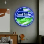 Seattle Seahawks Neon Sign Us Pennant Acrylic 1