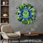 Seattle Seahawks Neon Sign Wreath 1