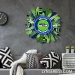 Seattle Seahawks Neon Sign Wreath 1
