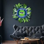 Seattle Seahawks Neon Sign Wreath 1