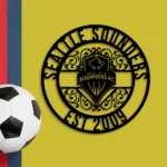 Seattle Sounders Metal Sign Custom Mls Fc 1