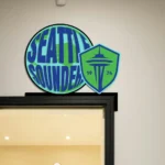 Seattle Sounders Metal Sign Fc 1