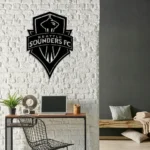 Seattle Sounders Metal Sign Fc Logo 1