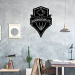 Seattle Sounders Metal Sign Fc Logo 1