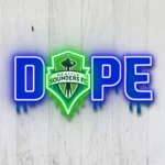 Seattle Sounders Neon Sign Dripping Dope Fc 1