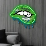 Seattle Sounders Neon Sign Fc Dripping Lips 1