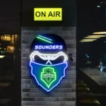 Seattle Sounders Neon Sign Fc Skull 1