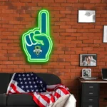 Seattle Sounders Neon Sign Mls Fc Foam Finger 1