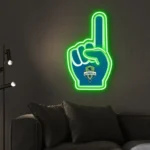 Seattle Sounders Neon Sign Mls Fc Foam Finger 1