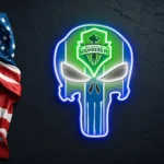 Seattle Sounders Neon Sign The Punisher Fc 1