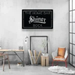 Shiner Bock Metal Sign Bespoke Logo 1