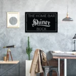 Shiner Bock Metal Sign Bespoke Logo 1