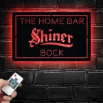 Shiner Bock Metal Sign Bespoke Logo 1