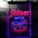 Shiner Bock Neon Sign Ram Home Bar 1