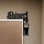 Shiner Metal Sign Artistic Tap Handle 1