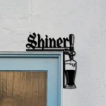 Shiner Metal Sign Artistic Tap Handle 1