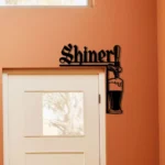 Shiner Metal Sign Artistic Tap Handle 1