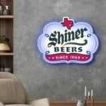 Shiner Neon Sign Texas Beer Mark 1