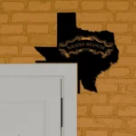 Sierra Nevada Metal Sign Texas State Map 1