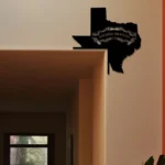 Sierra Nevada Metal Sign Texas State Map 1