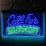 Smirnoff Neon Sign Call For 1
