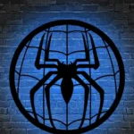 Spiderman Metal Sign Spider 1