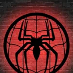Spiderman Metal Sign Spider 1