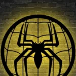 Spiderman Metal Sign Spider 1