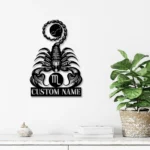 Spiritual Religious Metal Sign Personalized Horoscope Name 1
