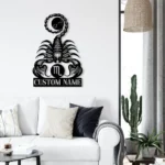 Spiritual Religious Metal Sign Personalized Horoscope Name 1