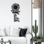 Spiritual Religious Metal Sign Sunflower Faith 1