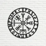 Spiritual Religious Metal Sign Viking Compass 1