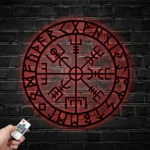 Spiritual Religious Metal Sign Viking Compass 1