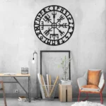 Spiritual Religious Metal Sign Viking Compass 1