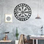 Spiritual Religious Metal Sign Viking Compass 1