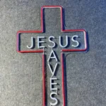 Spiritual Religious Neon Sign Christmas Jesus Save Cross Led 1