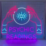 Spiritual Religious Neon Sign Custom Psychic Readings 1