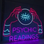 Spiritual Religious Neon Sign Custom Psychic Readings 1