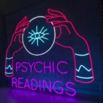 Spiritual Religious Neon Sign Custom Psychic Readings 1