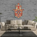 Spiritual Religious Neon Sign Hamsa 1