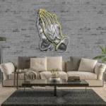 Spiritual Religious Neon Sign Pray For Me 1