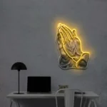 Spiritual Religious Neon Sign Pray For Me 1