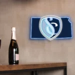 Sporting Kansas City Neon Sign Fc Kansas State Map 1