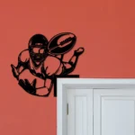 Sports Metal Sign American Football Player 1
