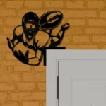 Sports Metal Sign American Football Player 1